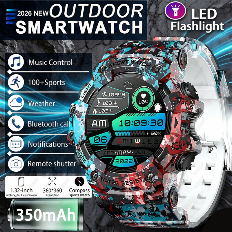 Phone Zone Accessories - 2026 Smart Watch Sport Outdoor Waterproof