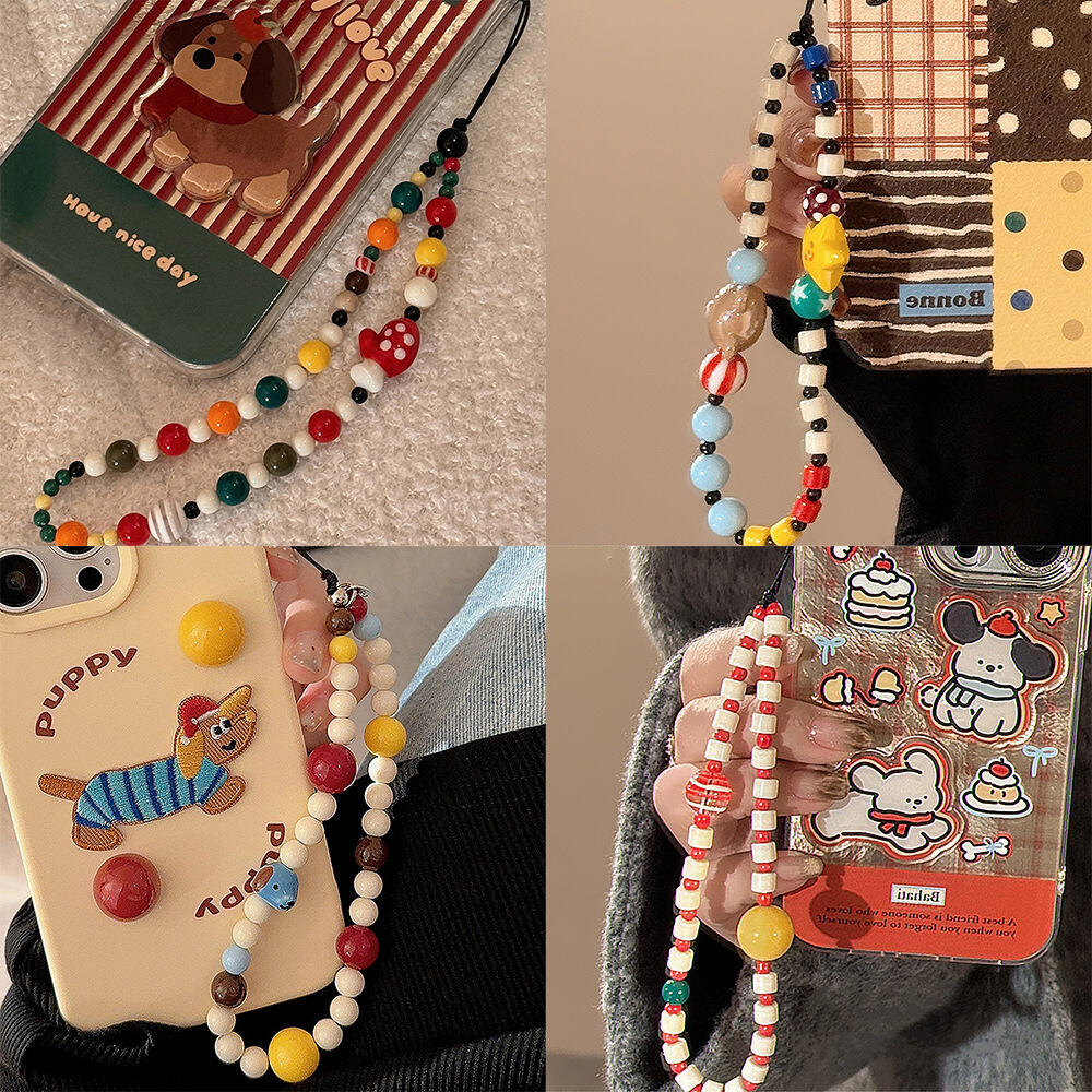 Phone Accessories For Boys - Cute Dog Bear Cheese Pendant Mobile
