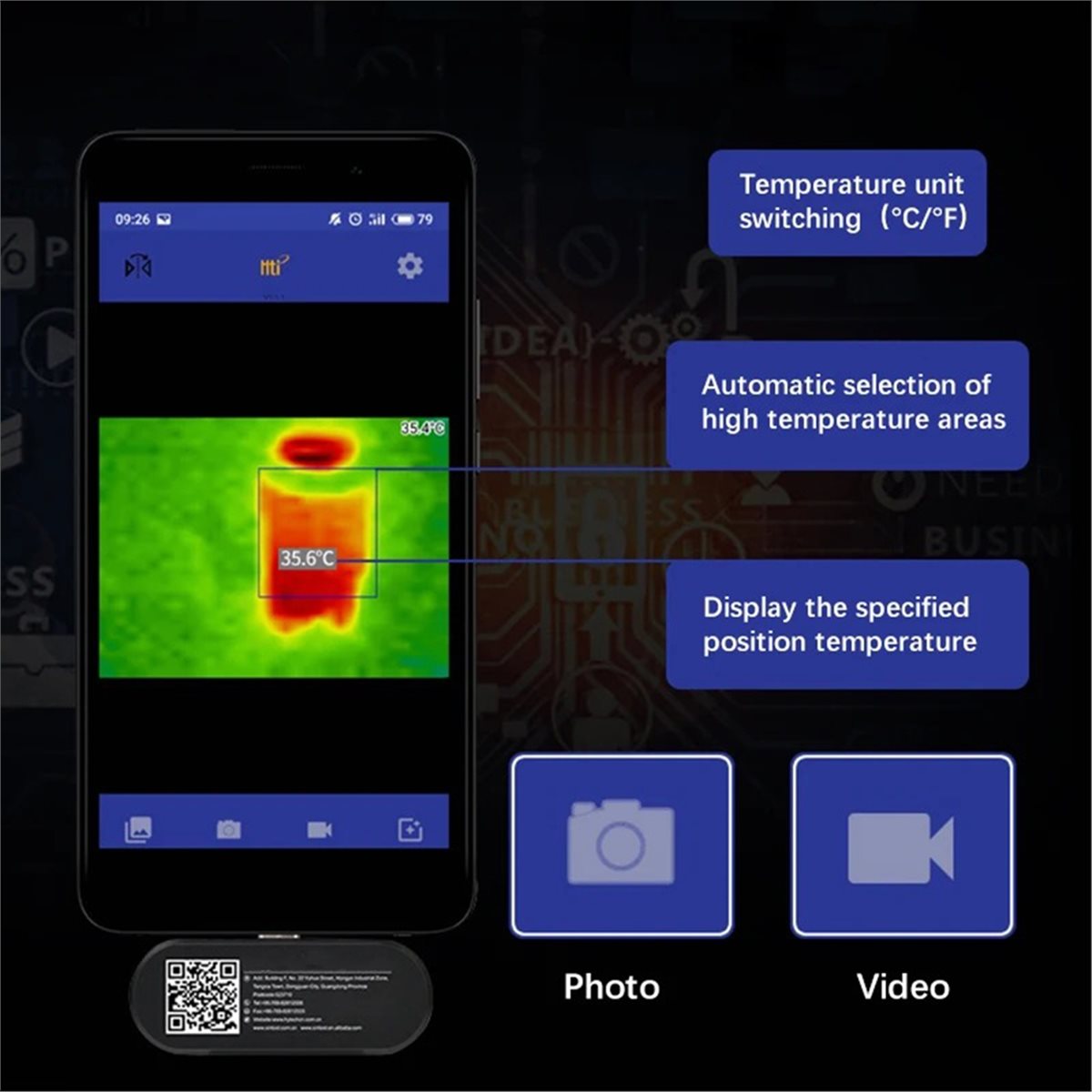 Phone Accessories Images - Dynamic Mobile Thermal Camera USB Type-C