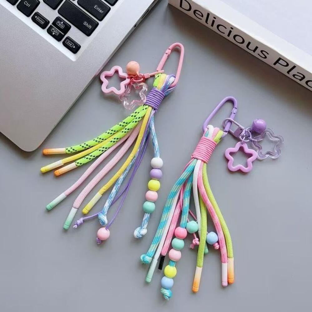 Colorful Trendy Woven Pendant  - Phone Accessories For Boys ulasan dan harga