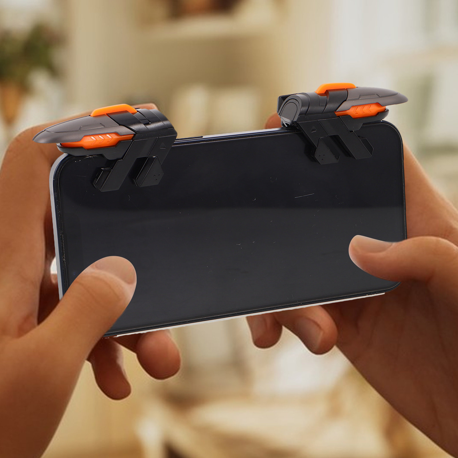 1Pair Six-Finger Gaming Trigge - Gaming Trigger Phone ulasan dan harga