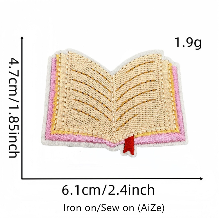 10 Pcs Books Iron On Sew On Em - Phone Accessories Pictures ulasan dan harga