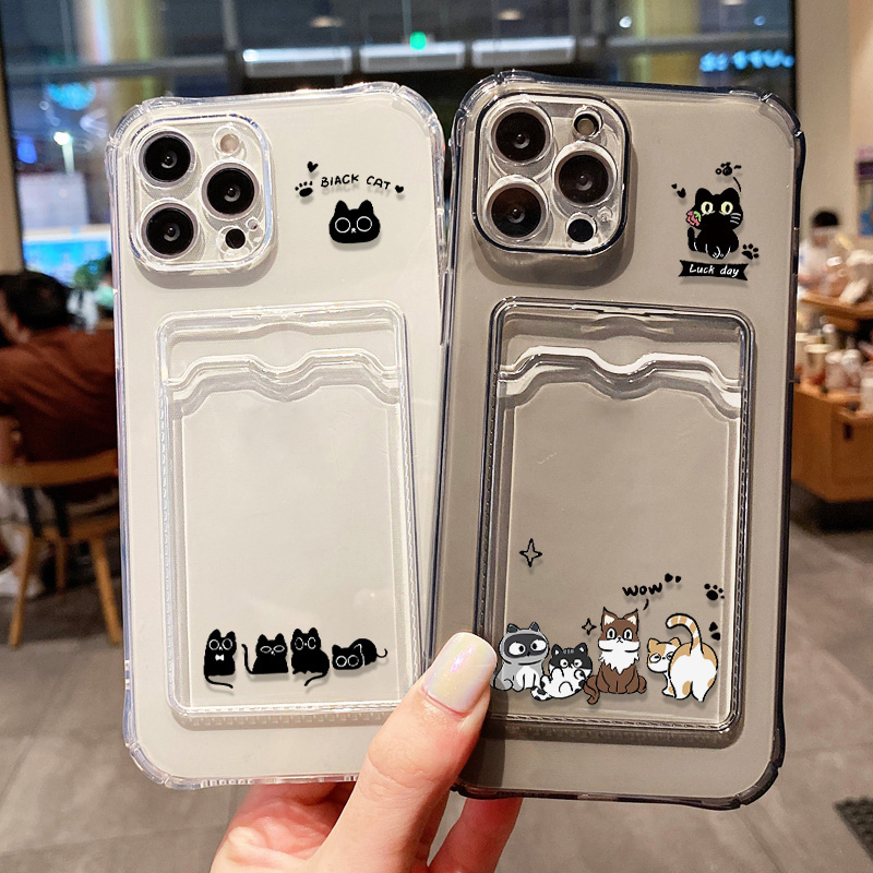 Cute Black Cat Phone Case For  - Phone Accessory ulasan dan harga