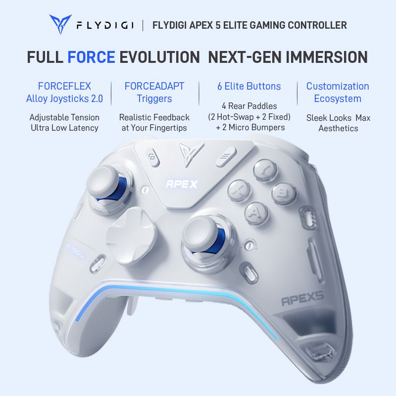 Original Flydigi APEX 5 Gaming - Gaming Trigger Phone ulasan dan harga